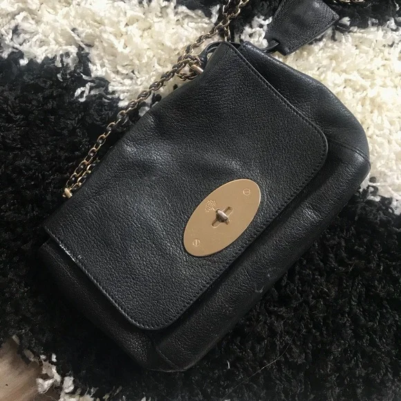 Mulberry Bags Copy Copy Mulberry Small Black Glossy Goat Lily Bag Poshmark
